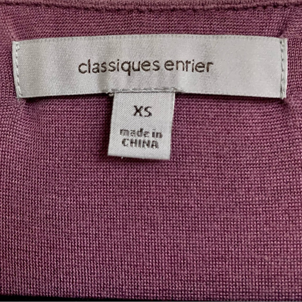 Women's Purple Ruffle Top - Picture 5 of 6